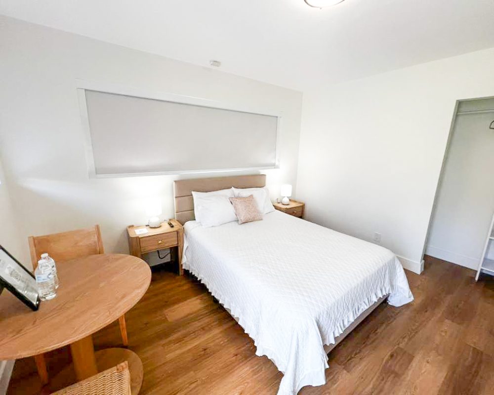 Standard Room with flat screen TV and kitchenette at Tiana Beach Inn Hollywood Beach Florida